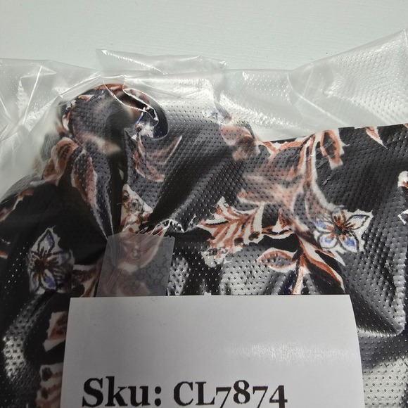 Free People Santiago Women Floral Smocked Top Size Small Long Sleeve Boho Grunge - Picture 12 of 12